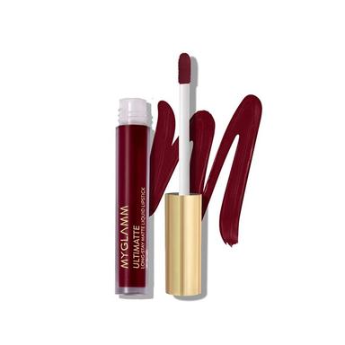 MyGlamm Ultimatte Long-Stay Matte Liquid Lipstick - Wine Babe (2.5ml)