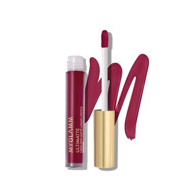 MyGlamm Ultimatte Long-Stay Matte Liquid Lipstick - Berry Charmer (2.5ml)
