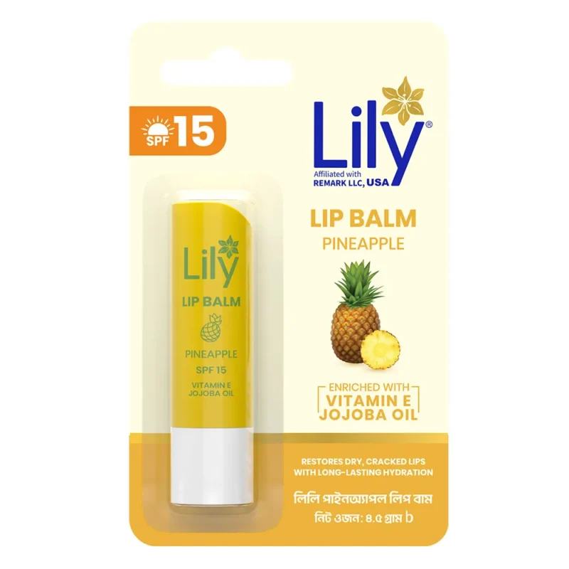Lily Pineapple Lip Balm With SPF15 (4.5gm)