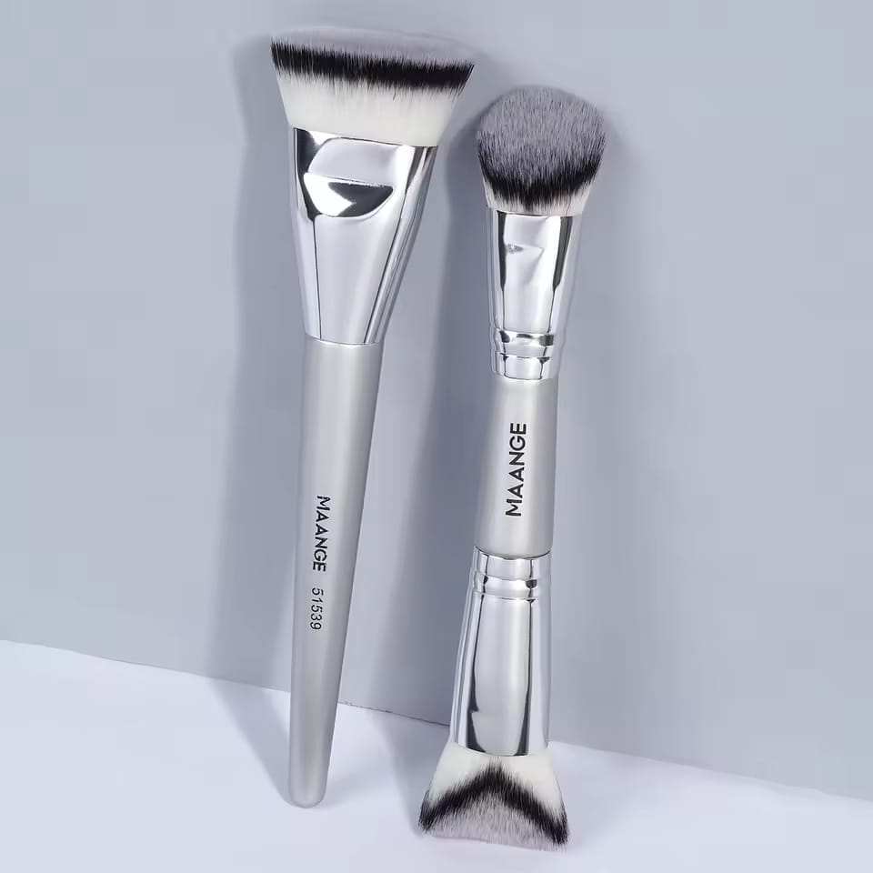 Maange 2-in-1 Contour/Powder Crystal Makeup Brush