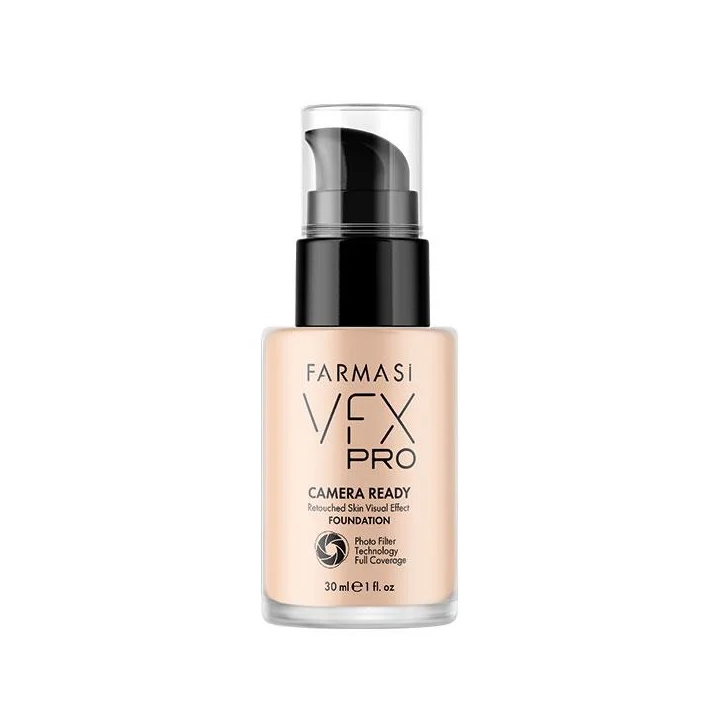 Farmasi Vfx Pro Camera Ready Foundation 03 Warm Ivory (30ml)