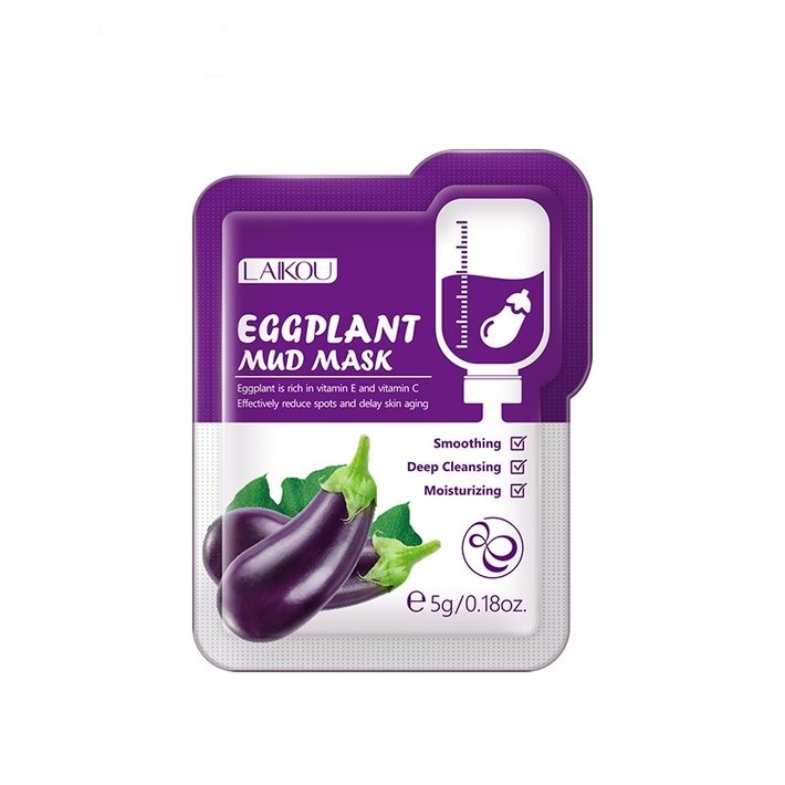 Laikou Eggplant Mud Mask 1pcs (5g)
