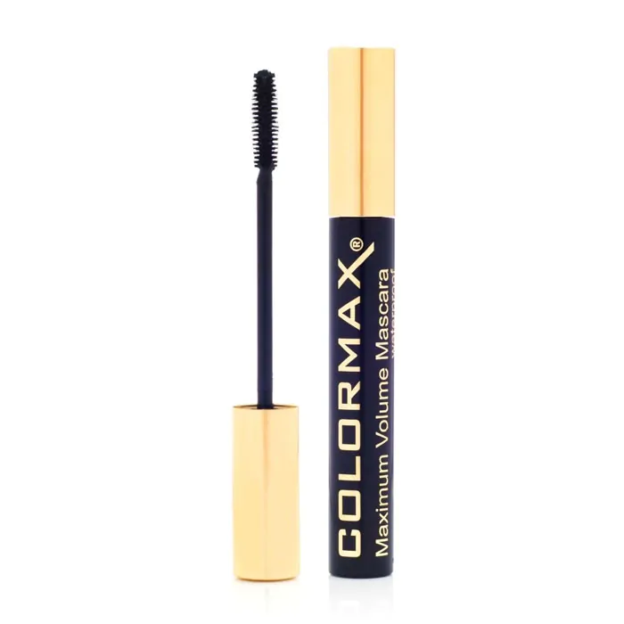 Colormax Maximum Volume Waterproof Mascara – Black (8ml)