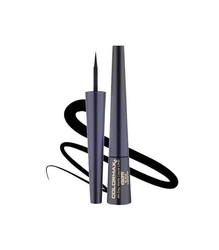 Colormax All-day Matte Liquid Eyeliner Ebony Black (2.5ml)
