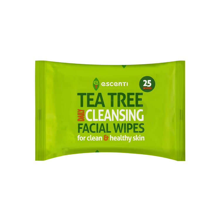 Escenti Tea Tree Soft Daily Cleansing Facial Wipes 25's