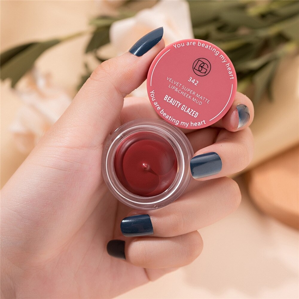 Beauty Glazed Velvet Super Matte Lip &amp; Cheek Mud (342)