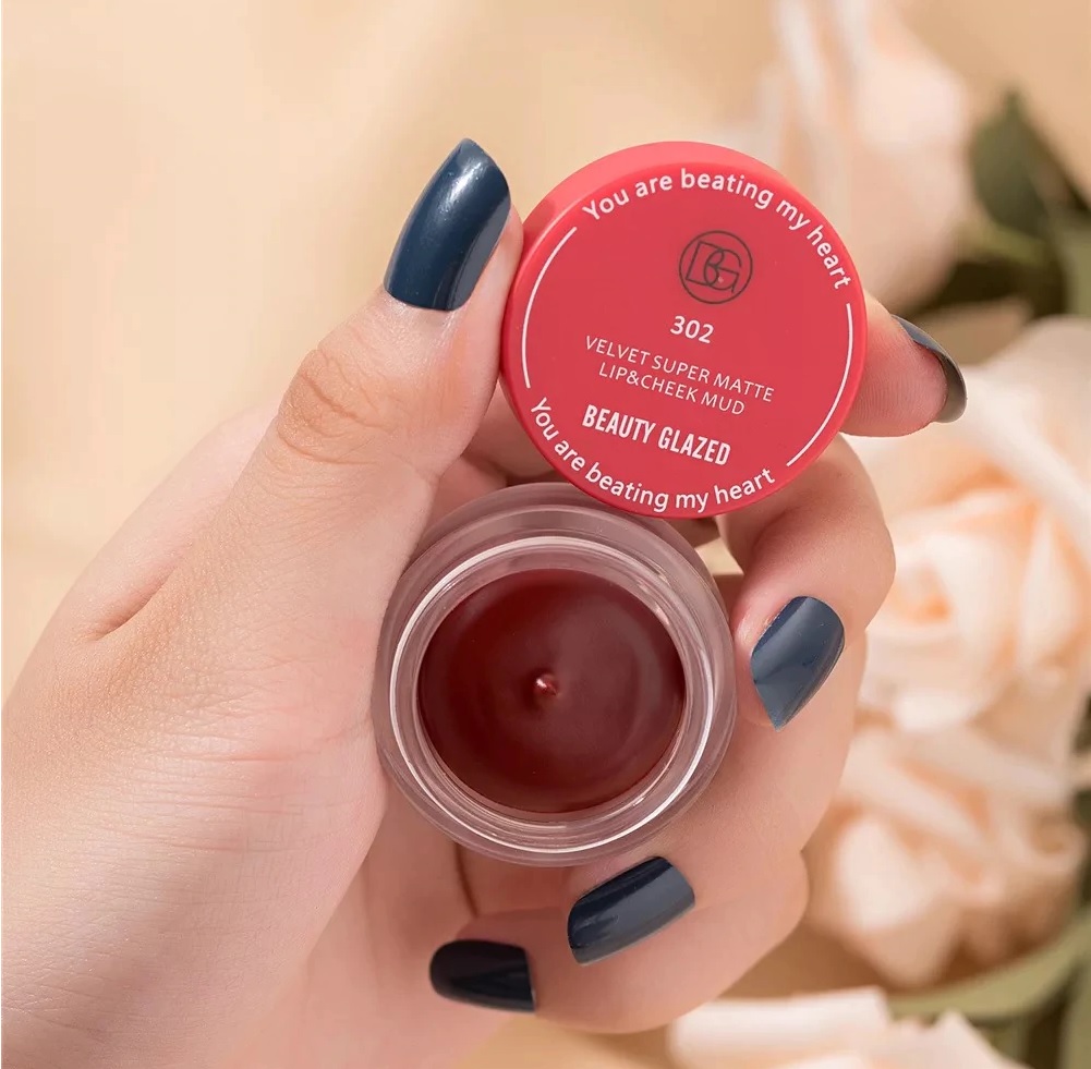 Beauty Glazed Velvet Super Matte Lip &amp; Cheek (302) Mud
