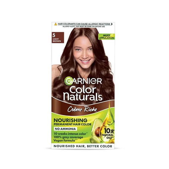 Garnier Color Naturals Shade 5 Light Brown 70ml + 60g