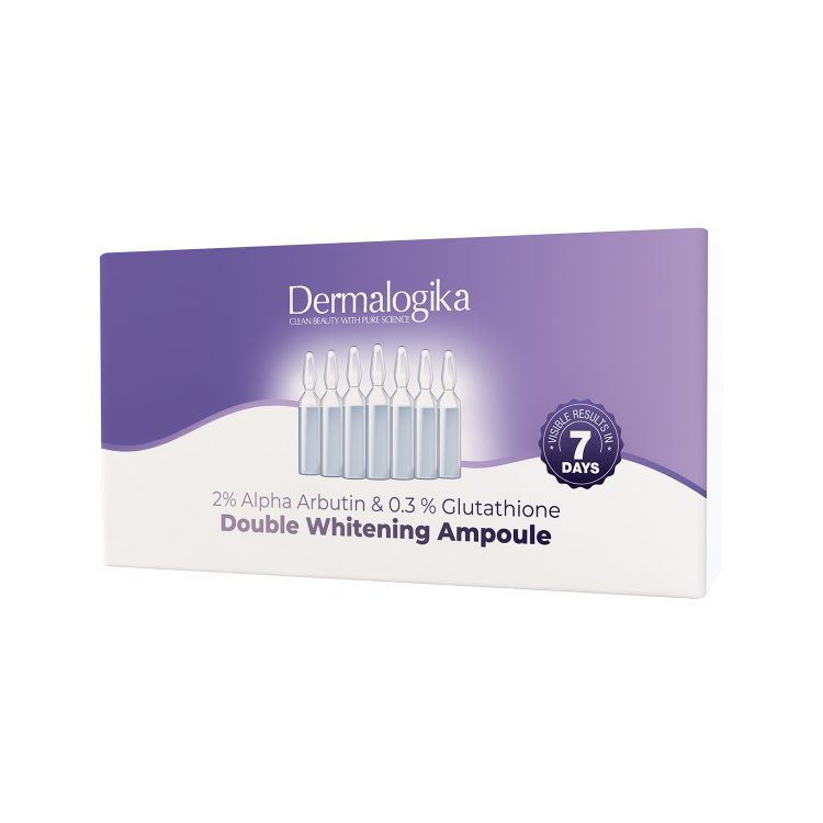 Dermalogika Double Whitening Ampoule with 0.3% Glutathione &amp; 2% Alpha Arbutin (21ml)