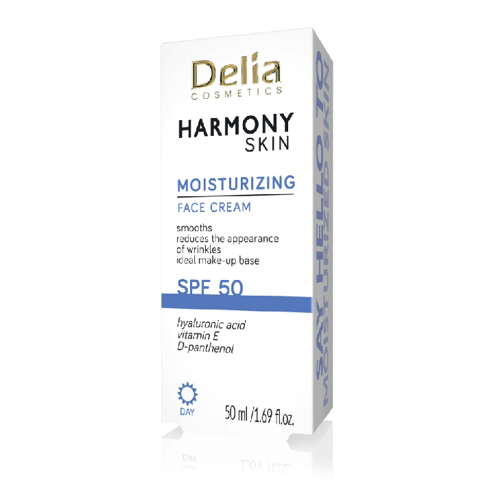 Delia Harmony Skin Moisturizing Face Cream SPF-50 (50ml)
