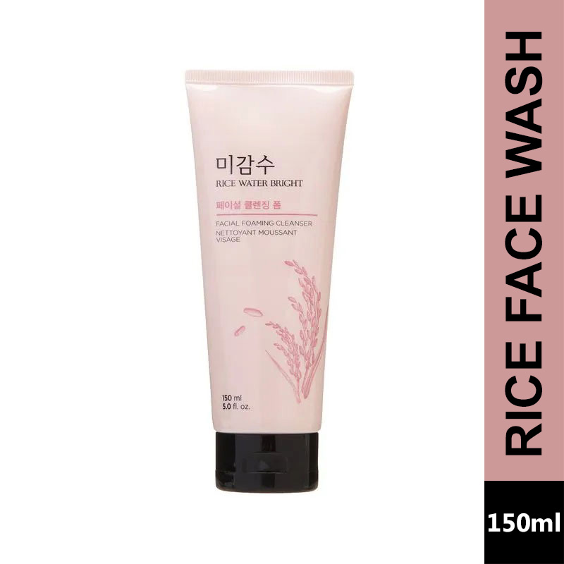 The Face Shop Rice Water Bright Facial Foaming Cleanser (150ml)