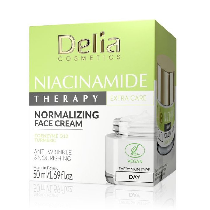 Delia Niacinamide Therapy - Normalizing Face Day Cream (50ml)