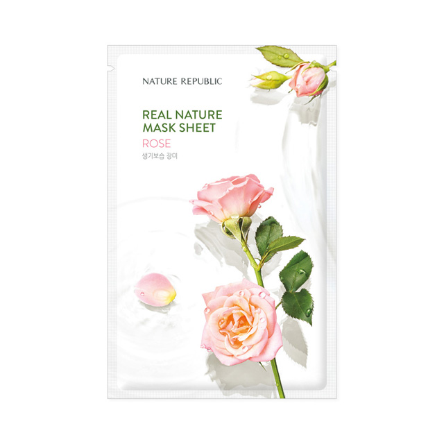 NATURE REPUBLIC REAL NATURE ROSE MASK SHEET