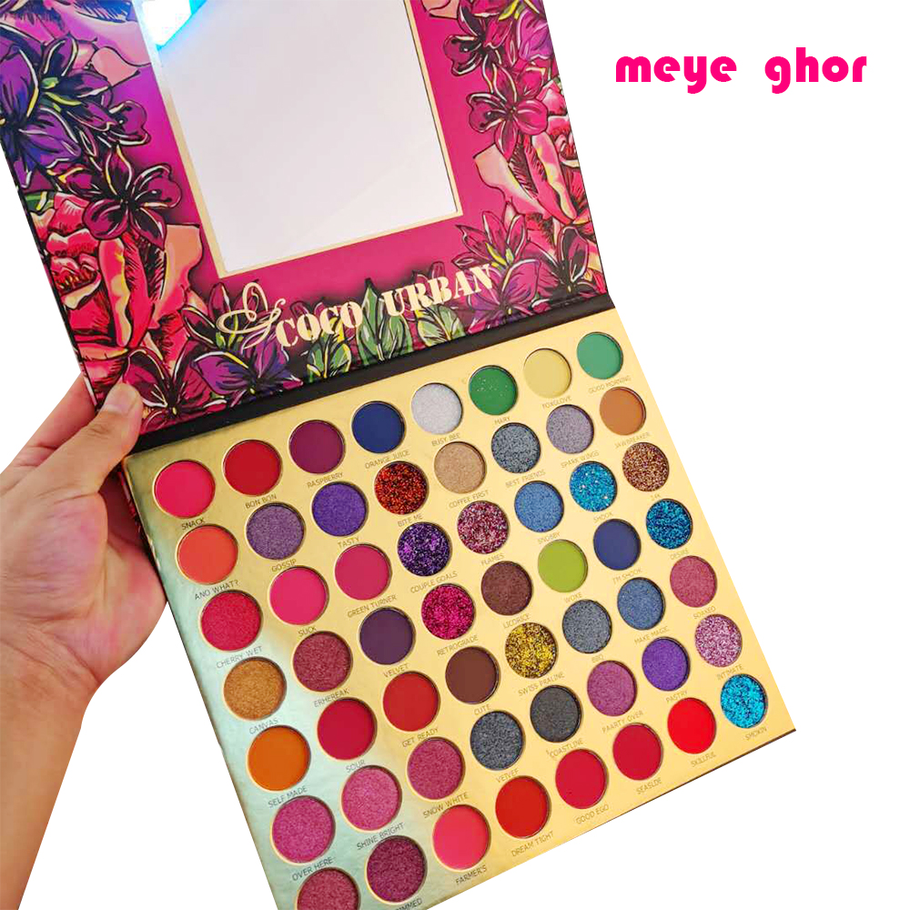 Coco Urban Luscious Plum 56 Color eye shadow Palette