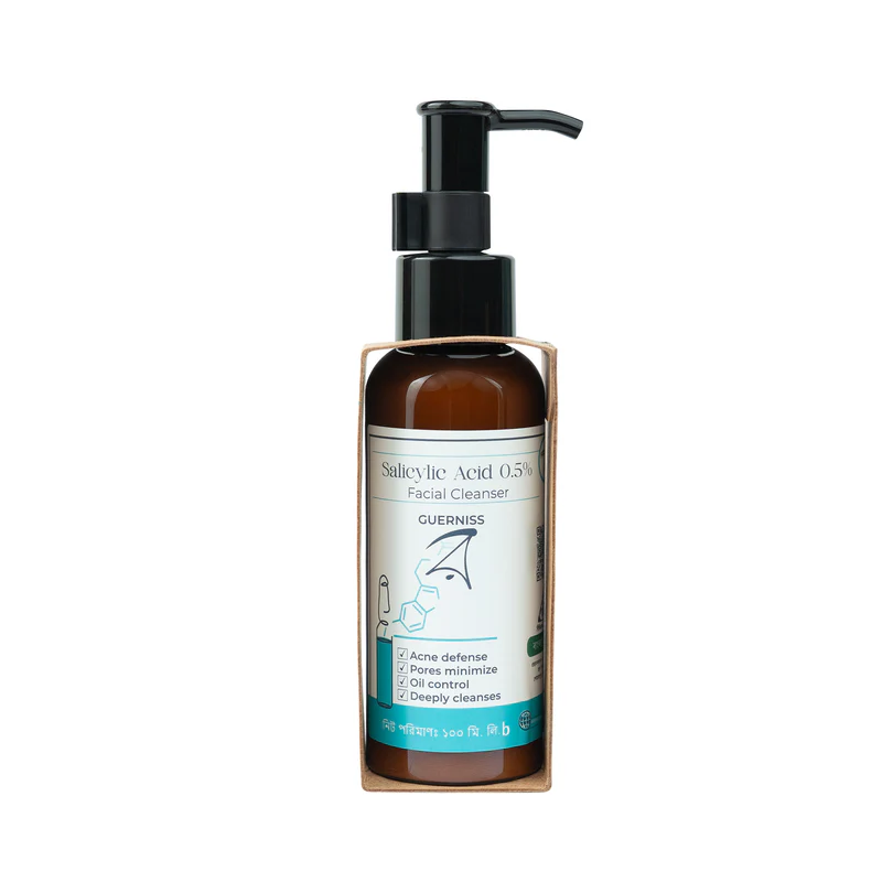 Guerniss র Salicylic Acid 0.5% Facial Cleanser 100ml