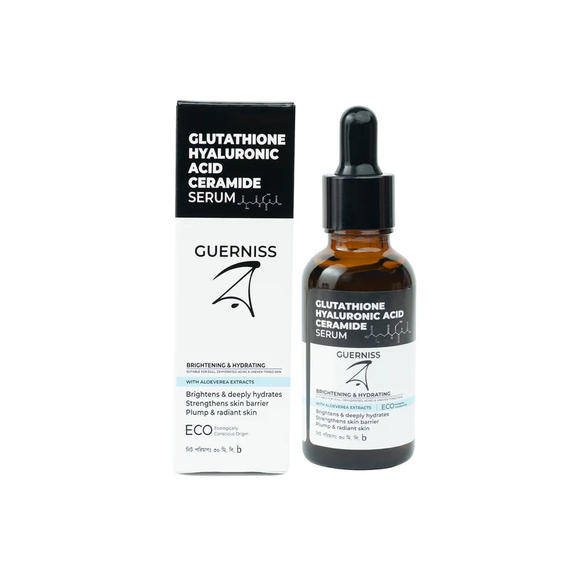 Guerniss র Glutathione Hyaluronic Acid Ceramide Serum 30ml