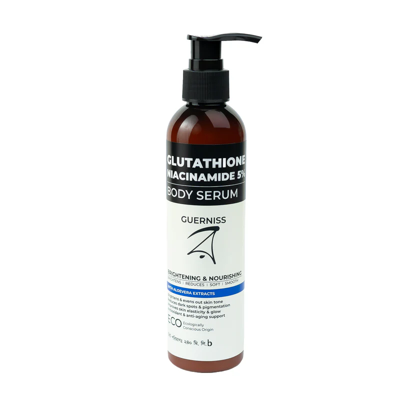 Guerniss র Glutathione Niacinamide 5% Body Serum 240ml