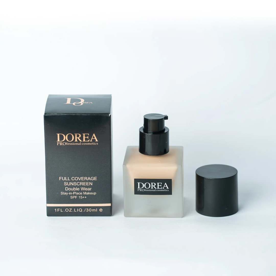 Dorea Professional Full Coverage Sunscreen Foundation | SPF 15++ (Classic Beige) (30ml)