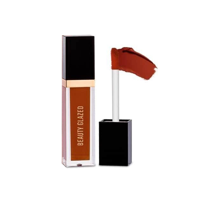 Beauty Glazed Matte Liquid Lisptick - 118 DARK BROWN 2.8 gm