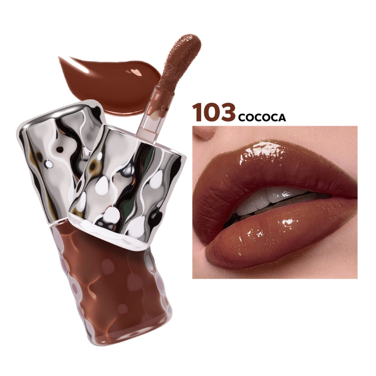 Beauty Glazed Volume Plumping Lip Gloss - 103 Cococa (6g)