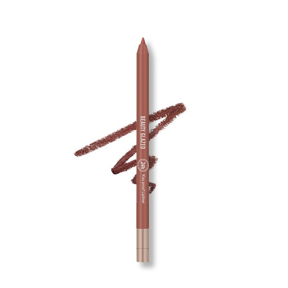 Beauty Glazed Waterproof & Long Lasting Lip Liner - B107 DARK BROWN (0.6gm)