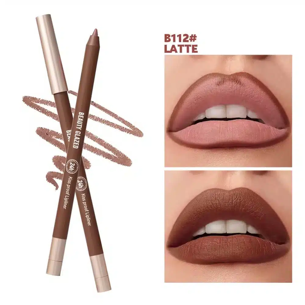 Beauty Glazed Waterproof & Long Lasting Lip Liner - B112 LATTE (0.6gm)