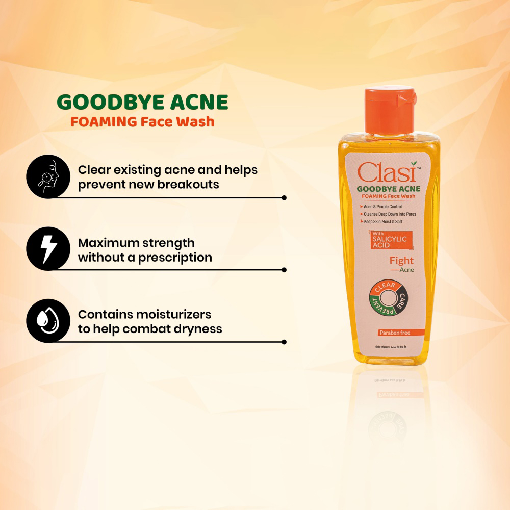 Clasi Goodbye Acne Foaming Face Wash 100 ml