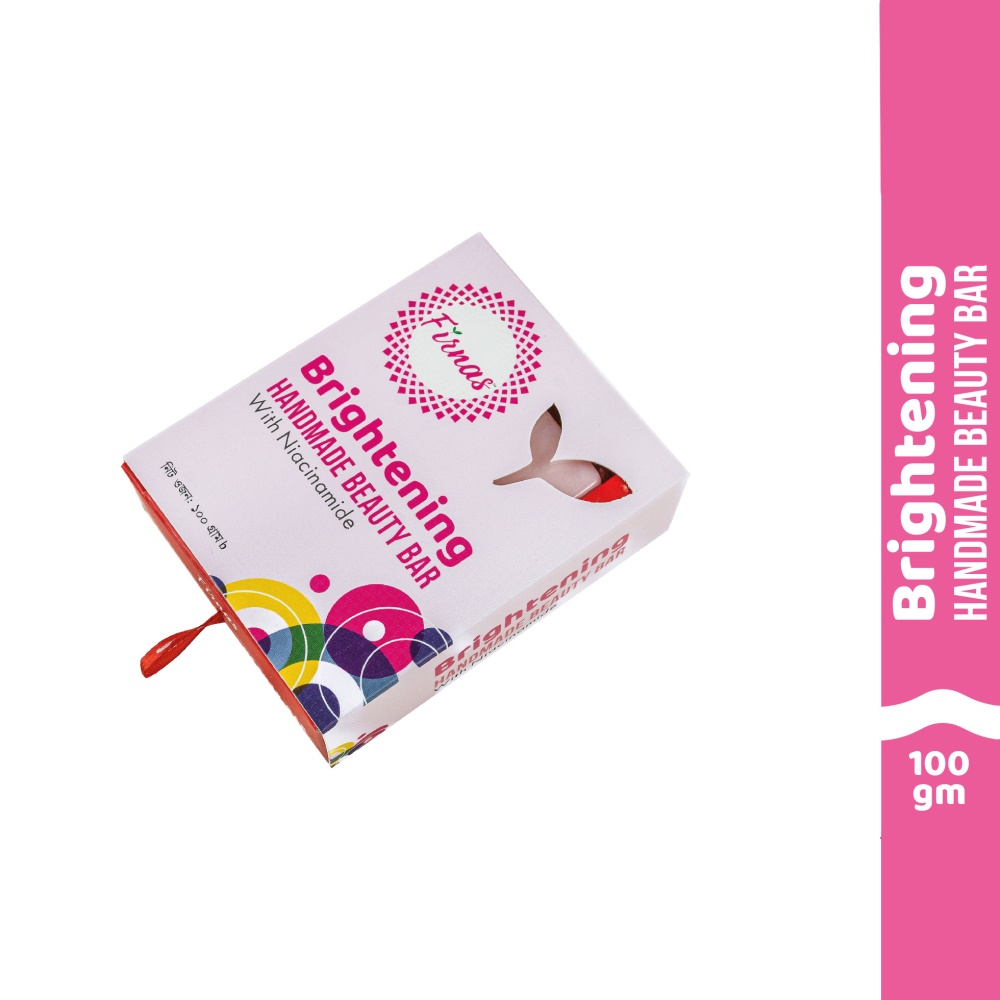Firnas Hand Made Beauty Bar Brightening with Niacinamide 100 gm