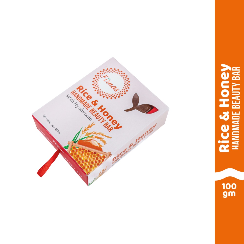 Firnas Hand Made Beauty Bar Rice & Honey with Hyaluronic 100gm
