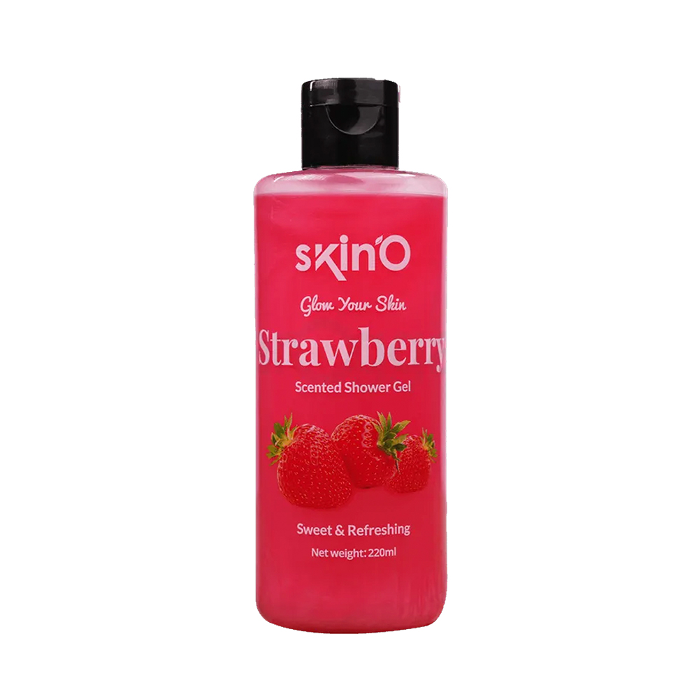 Skino Glow Your Skin Strawberry Scented Shower Gel (220ml)