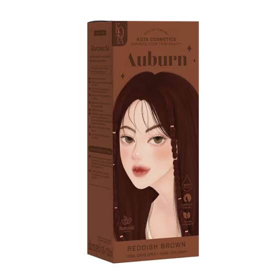 Kota Cosmetics Auburn Hair Color - Redish Brown