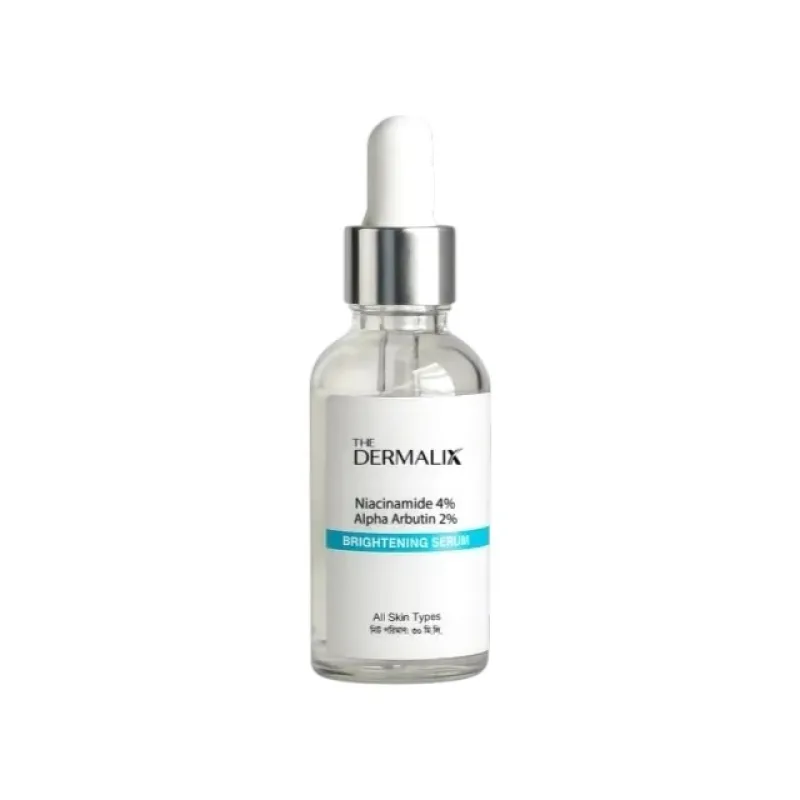 The Dermalix Niacinamide 4% + Alpha Arbutin 2% Brightening Serum 30ml