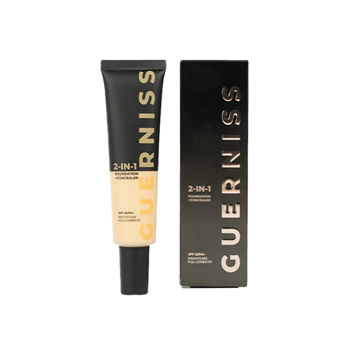 Guerniss Weightless Full Cover Fit Foundation - 101 (30ml)