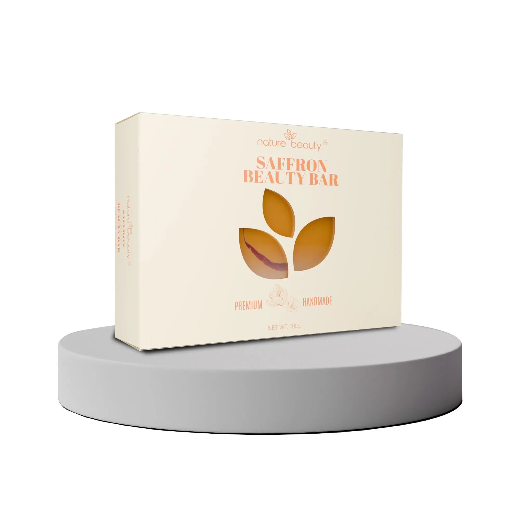 Nature Beauty Hand-made Saffron Beauty Bar 100g