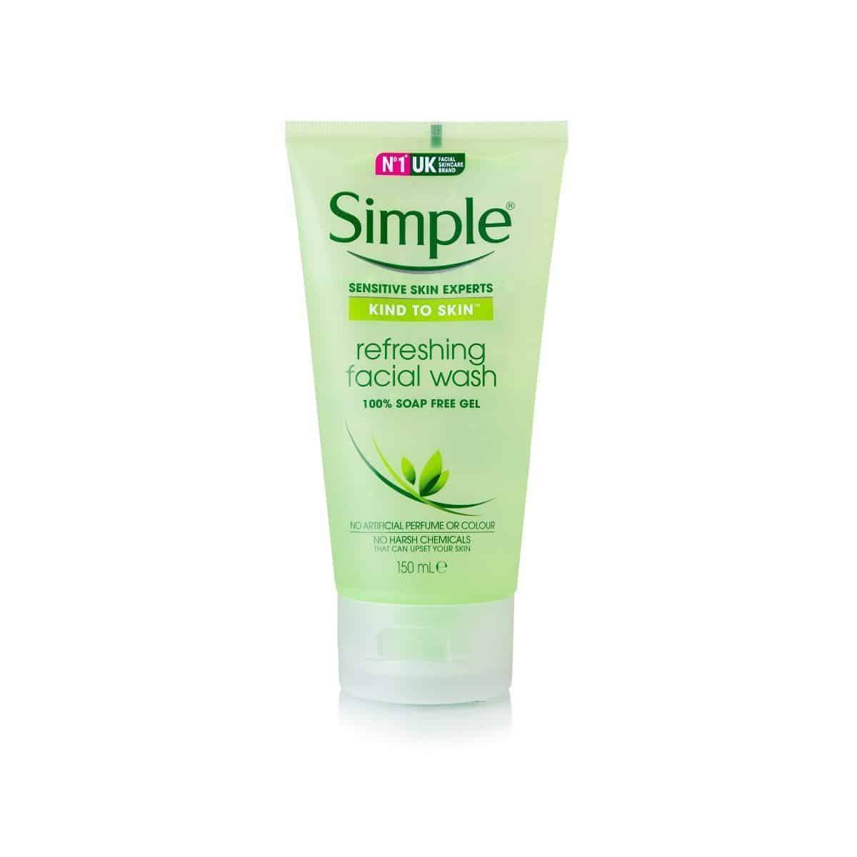 Simple Kind To Skin Refreshing Facial Wash Gel