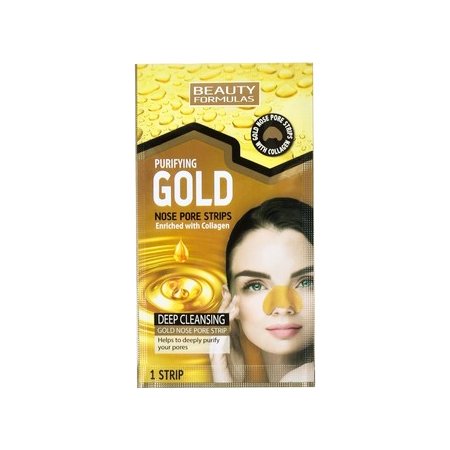 Beauty Formulas Purifying Gold Nose Pore Strips 1 Strips